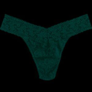Hanky Panky Signature Green Lace Thong
